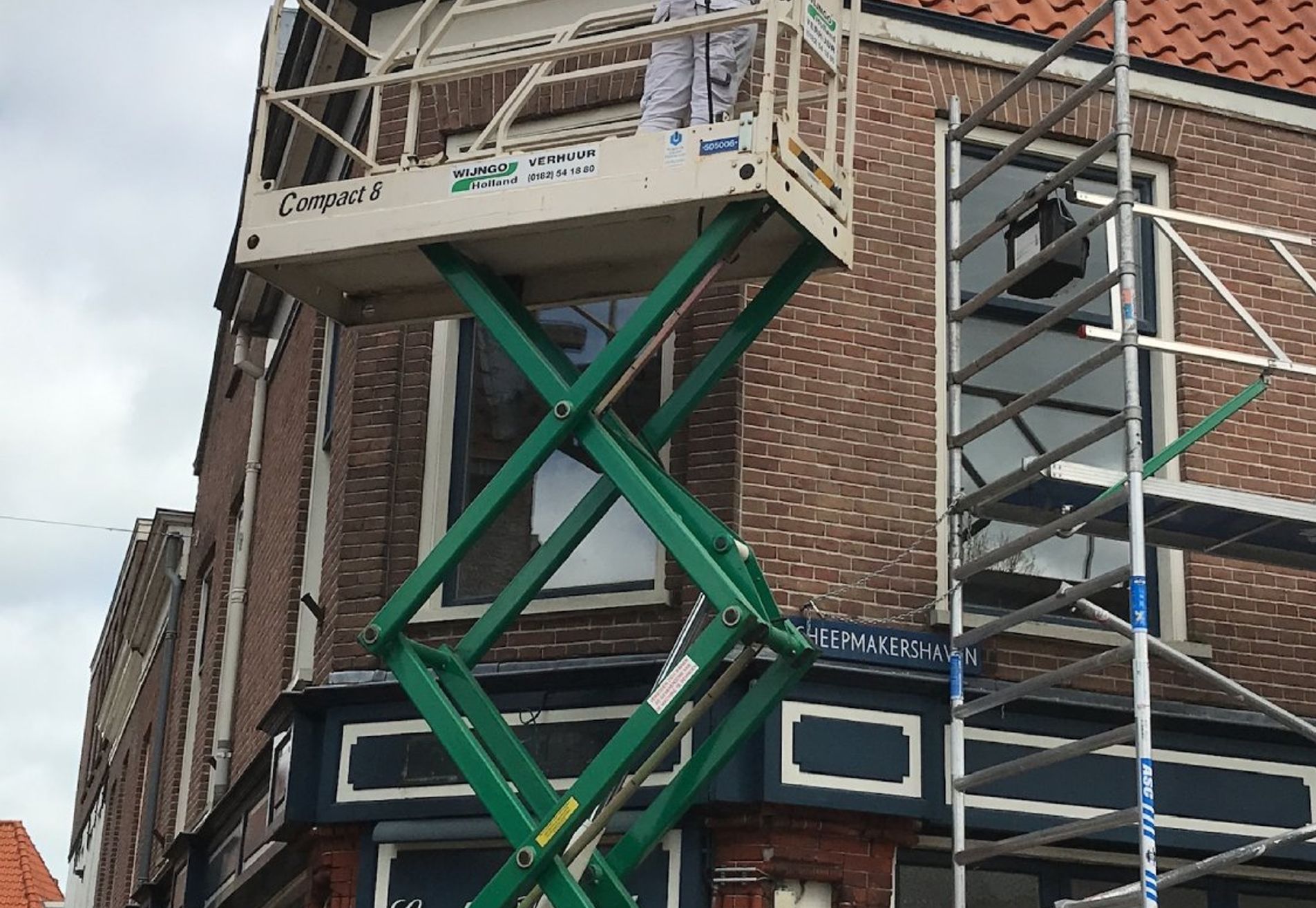 Buitenschilderwerk – Grand Café 925, Schoonhoven