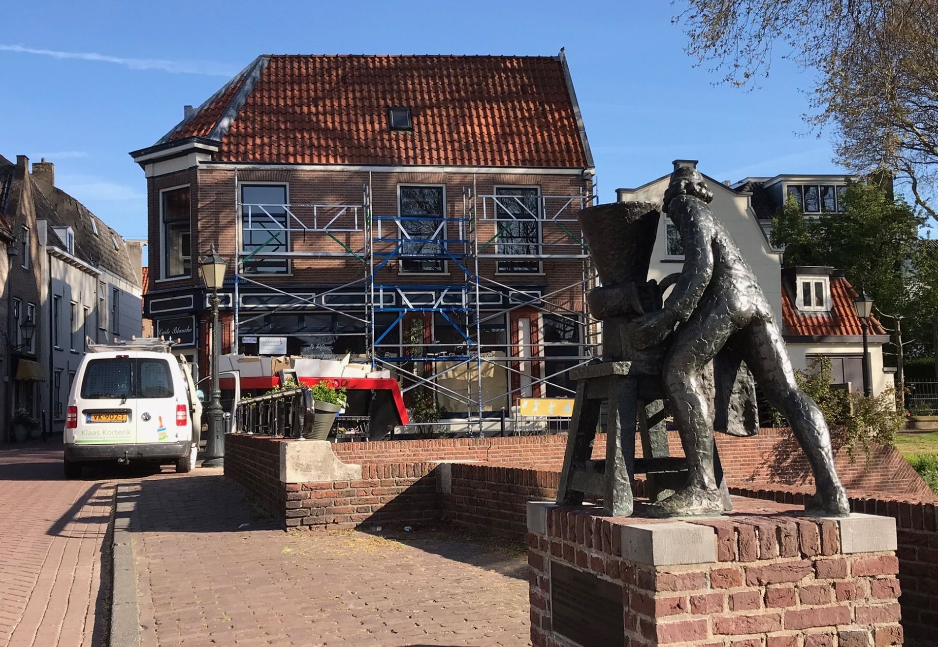 Buitenschilderwerk – Grand Café 925, Schoonhoven